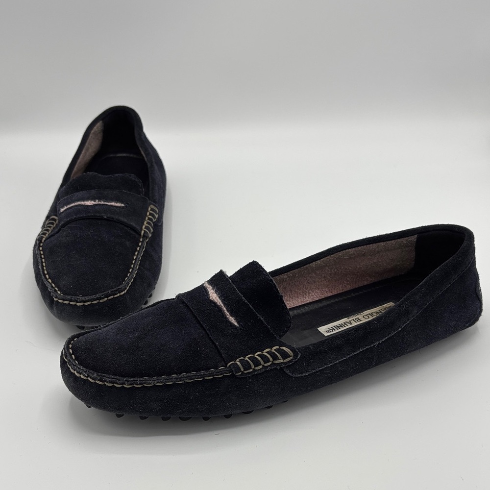 Manolo Blahnik Roadster Driver Loafers - Size 40